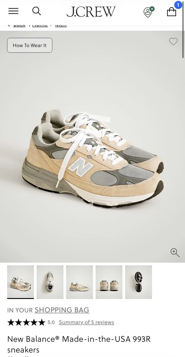 New Balance 993 Made In USA 2E Wide Multicolor for Sale