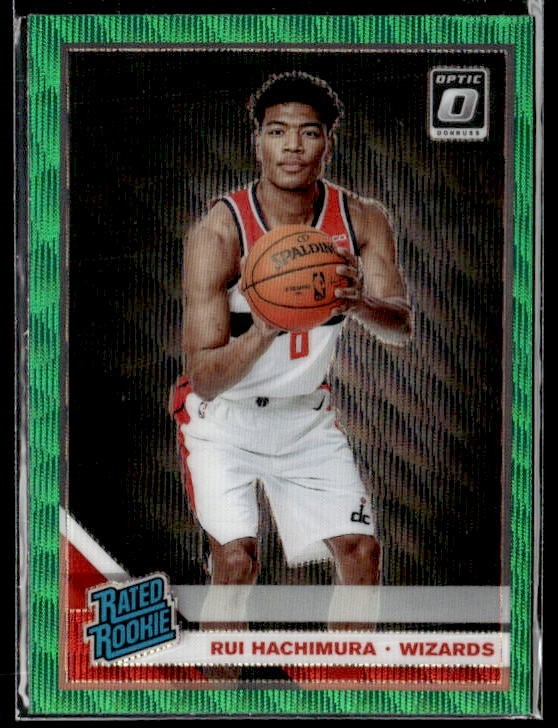 L77,333 - 2019-20 Donruss Optic Green Wave #188 Rui Hachimura RR