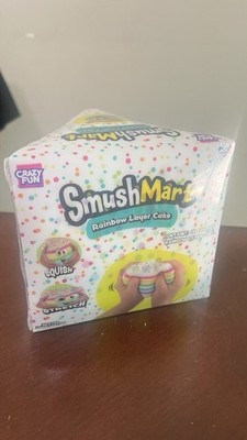RMS Crazy Fun Smush Mart Rainbow Layer Cake Squishy Sensory Toy Viral 5''