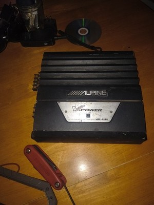 Alpine MRP-F240 4-Channel Car Amp - USED
