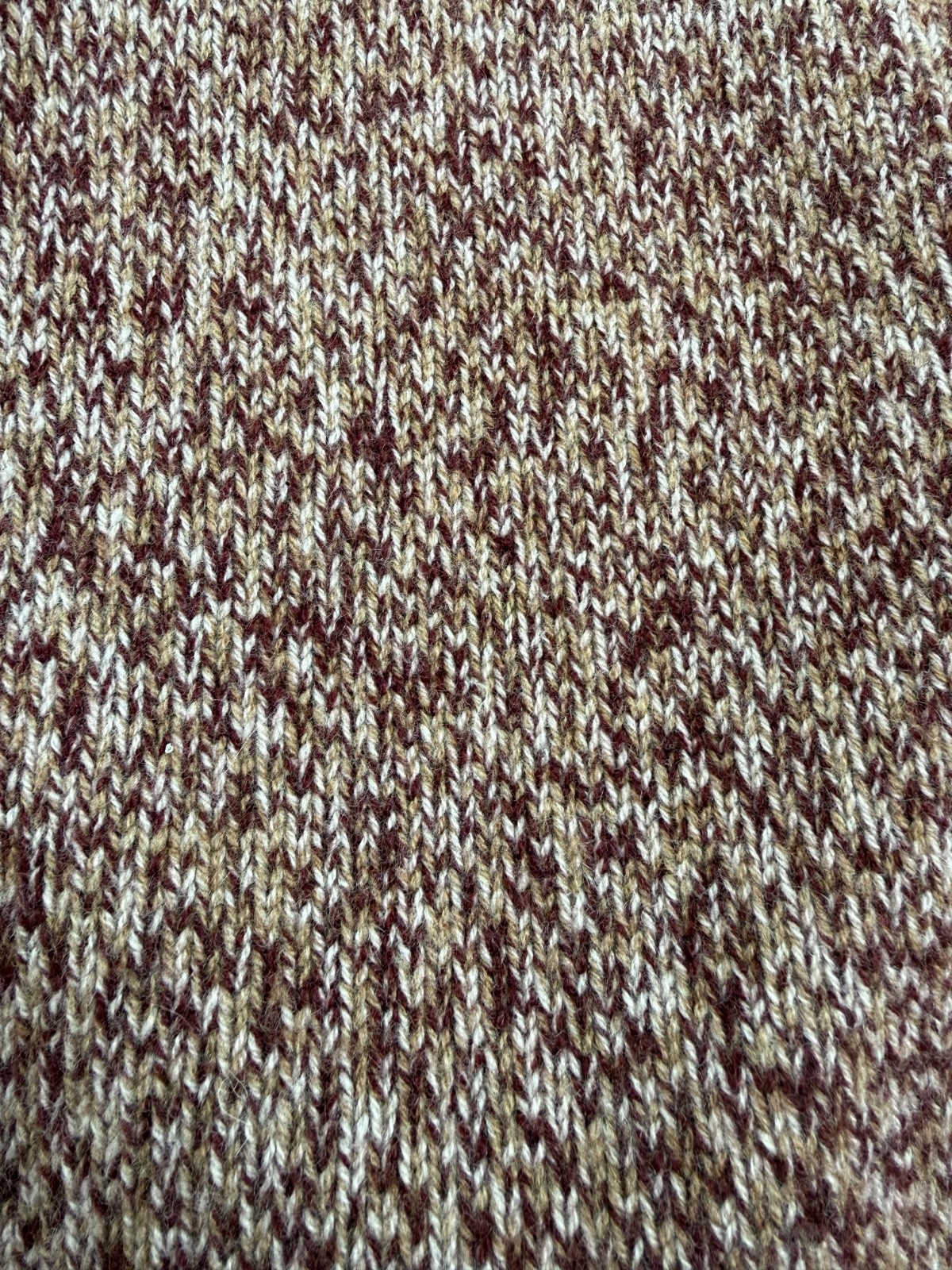 Monrow wool/ cashmere button down Maroon Cardigan… - image 4