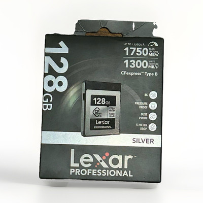 Lexar Professional SILVER CFexpress Type B 128GB Card VPG 400 High Speed