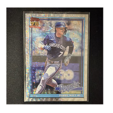 Topps Series 1 Bobby Witt Jr. Royals Foilboard #T91-3 Baseball Card