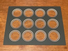 6"X8" Double Mats With Cut-Outs For US Coins And/Or Collectibles