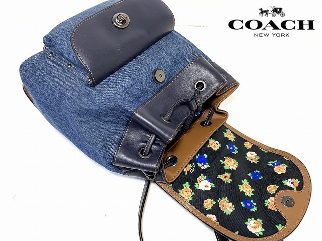 COACH Denim Mini Backpack Daypack Backpack  Model - image 7