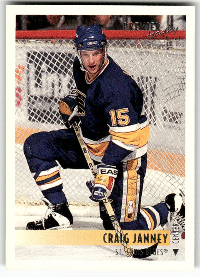 1994-95 Topps Premier #60 Craig Janney St. Louis Blues