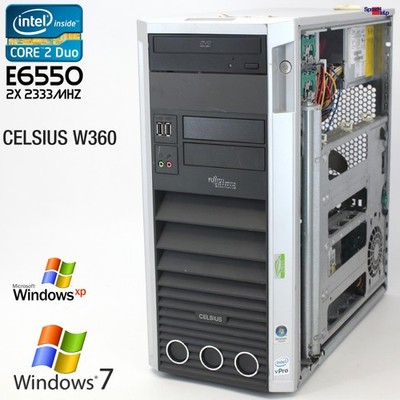 FUJITSU SIEMENS CELSIUS W360 D2587 WORKSTATION COMPUTER PC WINDOWS WIN XP 7