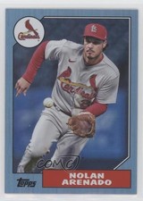2022 Topps Archives 1987 Topps Design Blue Foil 16/25 Nolan Arenado #241 04br