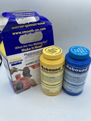 Rebound Smooth-On Brush-On Silicone Rubber Molding Casting NEW SEALED CANISTERS