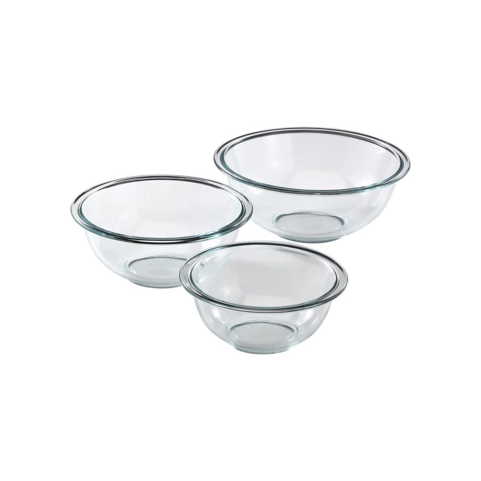Pyrex Glass Mixing Bowl Set (3-Piece)! Free 1-4 Day SHIPPING!
Opens in a new window or tab