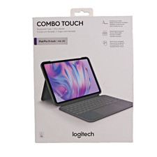 Logitech Combo Touch iPad Pro 11-inch M4 Keyboard Case 920-01265, Graphite