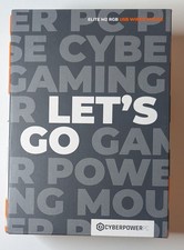 New Cyberpower Elite M2 Gaming Mouse Black For PC NIB CIB