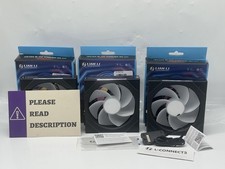 Set of 3 Lian Li UNI FAN SL-INF WIRELESS 120 Revere 120mm Case Fan - Black