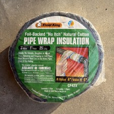 FROST KING CF42X Pipe Wrap,1 In T,3 In. W x 25 ft. 48H492 *SEALED NEW*