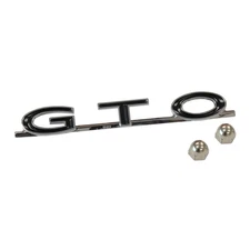 Trunk Lid Emblem GTO With Black Center 1964-69 Pontiac GTO