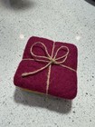 NEW Fair Trade Set 4 x Sheep Wool Felt Nepalese Handmade Coaster Squares — photo 6