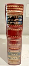 Vtg Montecristo Dumas Solid Wood Empty Hinged Book Shelf Stash Cigar Box VGVC