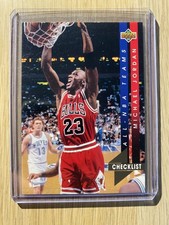 1993-94 Upper Deck All NBA Team Michael Jordan Card - Chicago Bulls - checklist