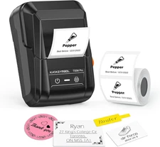 SUPVAN T50M Pro Bluetooth Label Maker Machine with Tape, Wide Waterproof Label,
