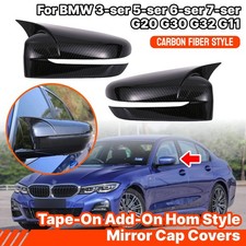 2x Sport Spiegelkappen Carben Optik Spiegel Gehäuse für BMW G20 G30 G31 G32 G11