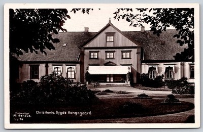 Vintage Christiania Bygdø Kongsgård Norway Postcard by Mittet & Co. AA187