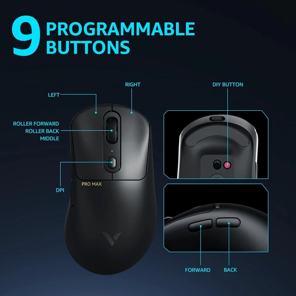 Wireless Gaming Mouse VT3PRO MAX - 30000 Independent X/Y DPI - Image 2 of 4