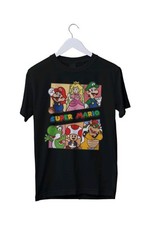 Image of Retro Super Mario Shirt, Super Mario CharactersGraphic T-Shirt S M L XL 2 3 4 XL