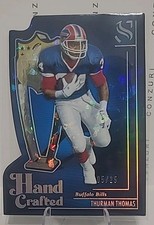 2025-26 Nfl PANINI SILHOUETTE Thurman Thomas Die Cut /25 Buffalo Bills Rb Legend