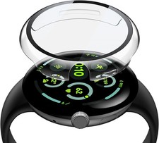 Lightweight Ultra-thin Hard PC Case 2-Pack for Google Pixel Watch 3 45mm