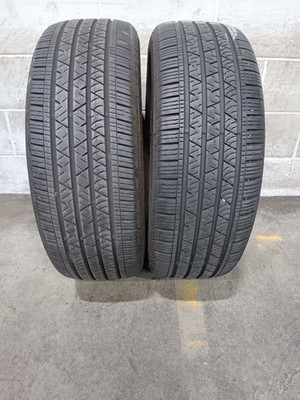 2x P235/55R19 Continental Cross Contact LX Sport 9/32 101 H Used Tires 2355519