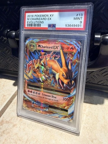 Pokemon XY M Charizard EX Holo Evolutions 2016 Mint 13/108 PSA 9 Graded