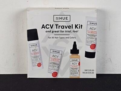 dpHue 4 Piece ACV Apple Cider Vinegar 4-Piece Travel Kit