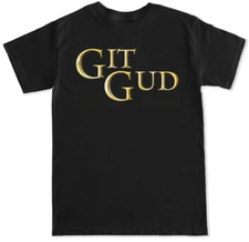 GIT GUD VIDEO GAMES GAMER RETRO PS RPG SOULS MEME CLASSIC GOTY BOX MENS T SHIRT