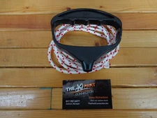 BLACK EMERGENCY SNOWMOBILE PULL START HANDLE WITH 6' ROPE CARRY A SPARE