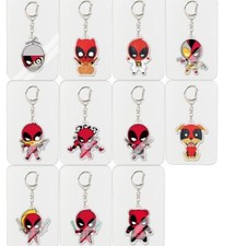 20pcs cartoon Anime mix Acrylic Keychain Key Chain Girls boy Keyring gifts