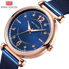 MINI FOCUS Women Watch Ultra Thin Meshband Rh...