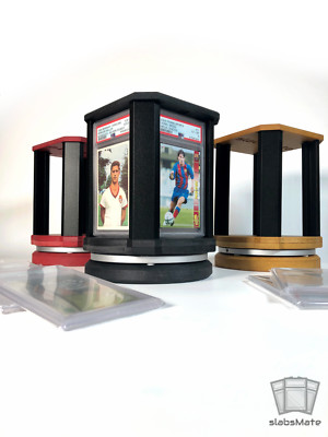 PSA Sammelkarten Display Rotating Tower Stand for Graded Trading Card Slabs
