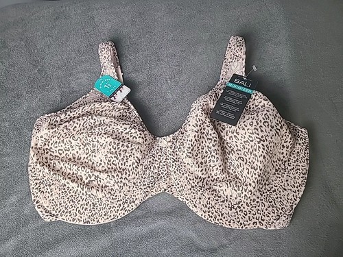 Bali Minimizer 40DDD Underwire bra Smooth Silhouette Leopard DF3385 women $48