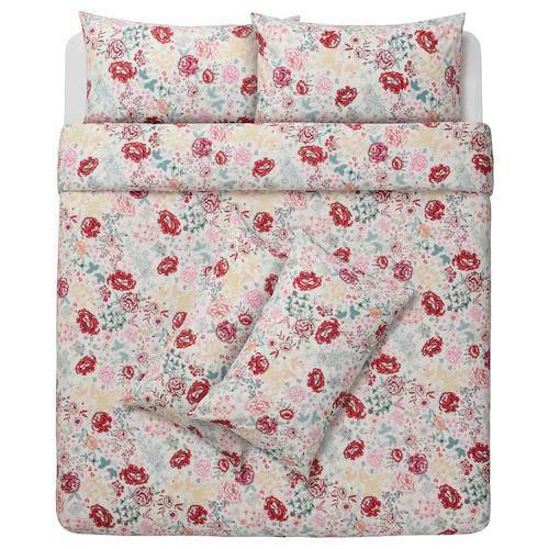 Queen Size Quilt cover and 4 pillowcases multicolour - Picture 1 of 5