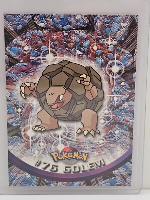 Pokémon #76 GOLEM Topps TV Animation Edition collector card 