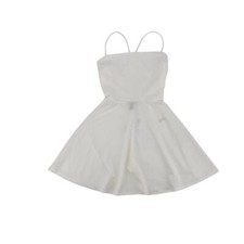 NWT Windsor White Spaghetti Strap Lace Mini Skater Dress Size Small Women’s