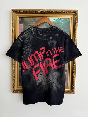 Vintage 2010 Metallica Jump In The Fire All Over Print AOP T-shirt
