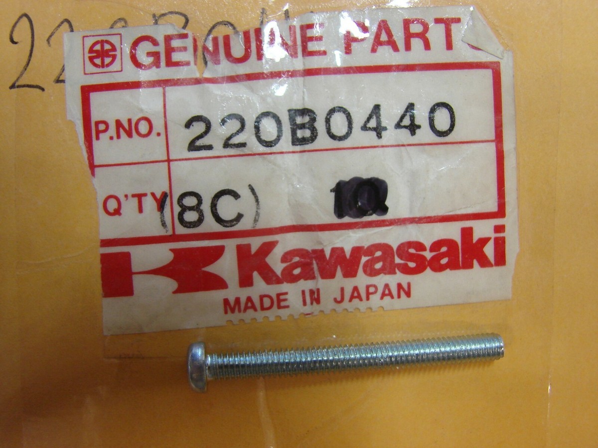 もときページ NOS KAWASAKI KE100 KVF650 KVF750 KZ305 TAIL LIGHT SCREW 4X40MM