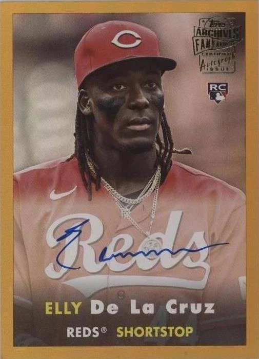 2024 Topps Archives - Elly De La Cruz #FF-ED for sale | eBay