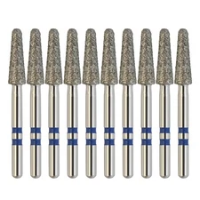 Zirconia Diamonds Round End Taper Burs Medium Grit Z856/025M FG Two Stripper