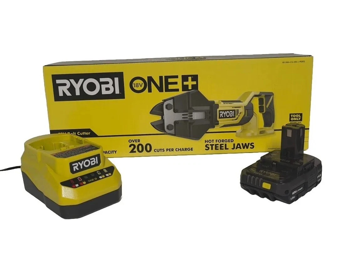 Ryobi P592 18v ONE+ Cordless Bolt Cutters - Tool W Battery And Charger