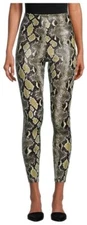 NEW Commando Faux Leather Animal Legging - Olive Snake - Small
