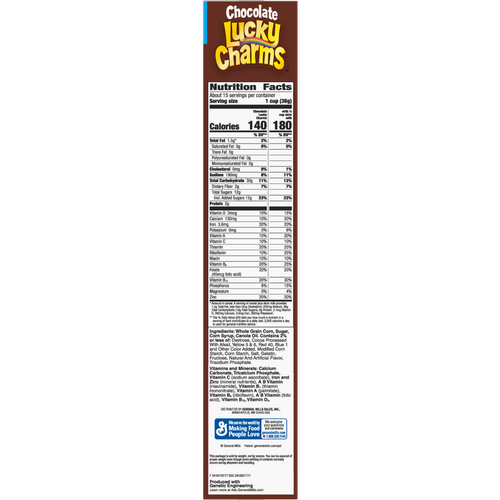 CHOCOLATE LUCKY CHARMS 18.8oz - PACK OF 5 |