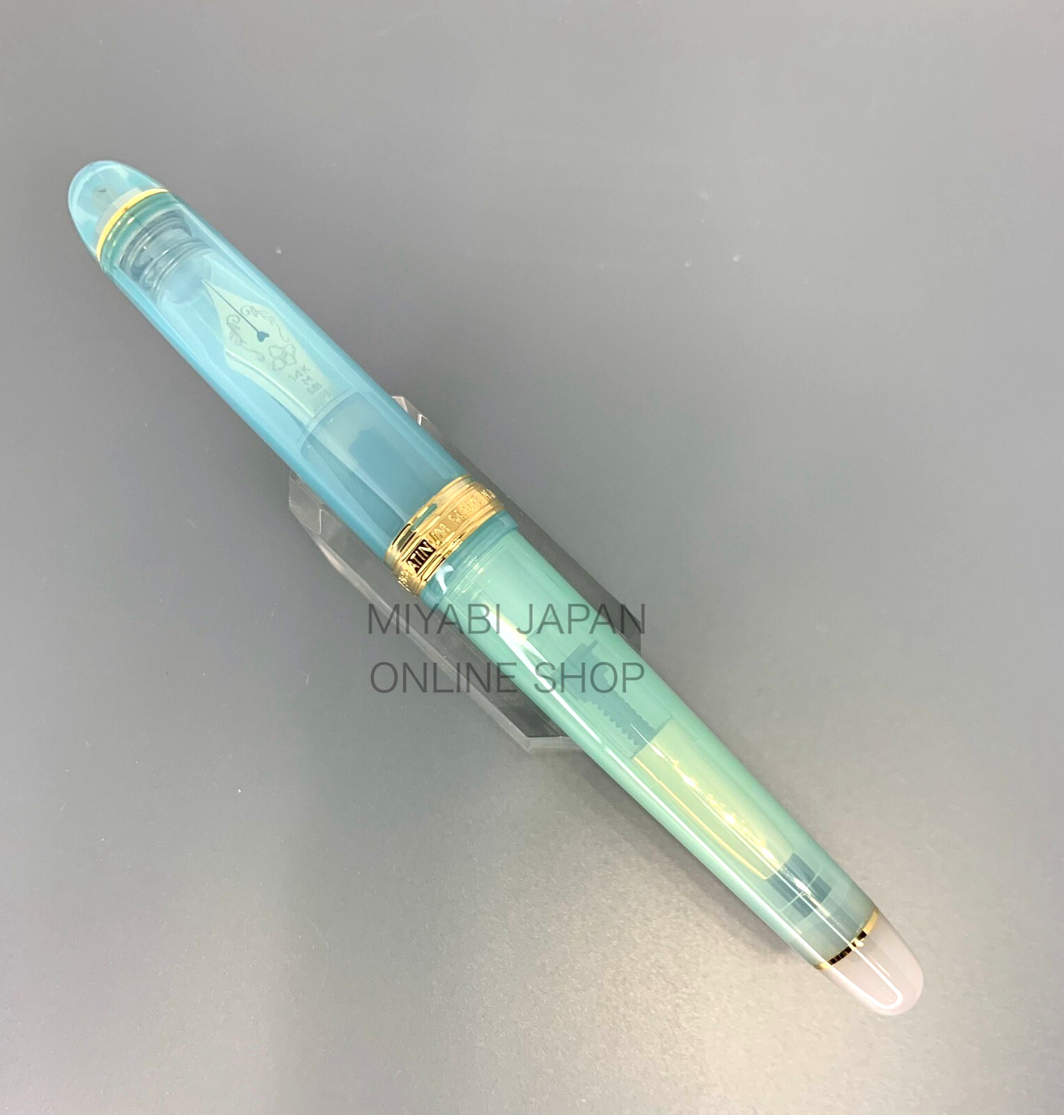 New PLATINUM #3776 Century PEPPERMINT TEA 14K Medium Nib Nonble Tea Series No. 4