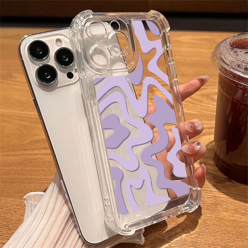 Coque pour iPhone 16 Pro Max 16e 15 14 13 12 11 ShockProof Clear TPU Soft Cover - Picture 11 of 19